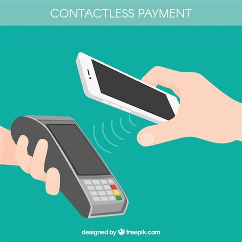 free contactless payment vector